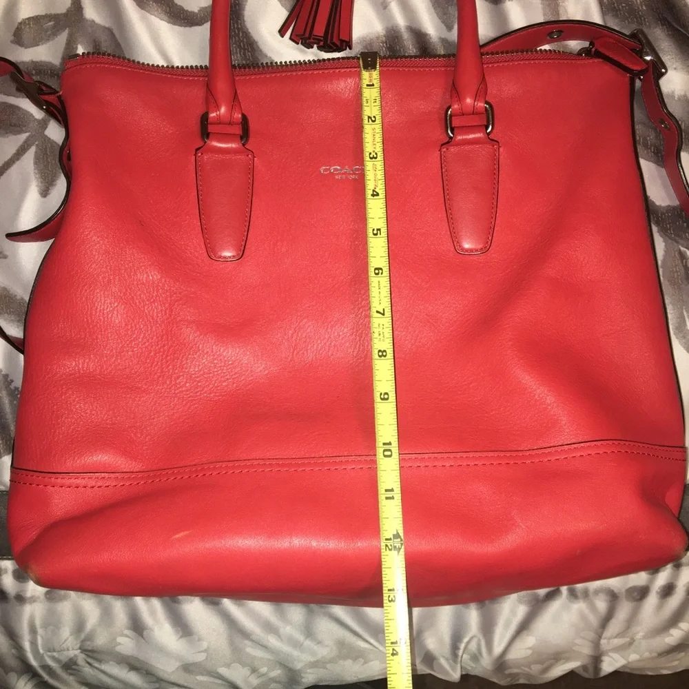 Coach shoulder bag (leather) - Picture 10 of 12